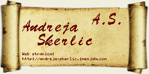 Andreja Skerlić vizit kartica